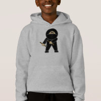 Nunchaku  Ninja, Hidden Dragon Boy's Hoodie