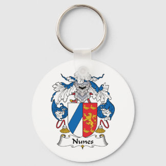 Nunes Family Crest Key Ring