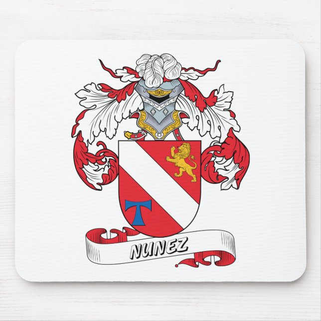 Nunez Family Crest Mouse Pad (Front)