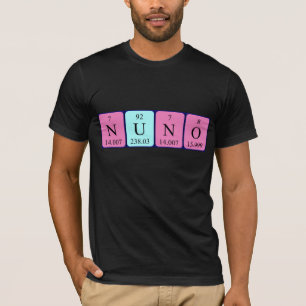 Nuno periodic table name shirt