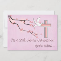 Nuns 25th Jubilee Celebration Invitations