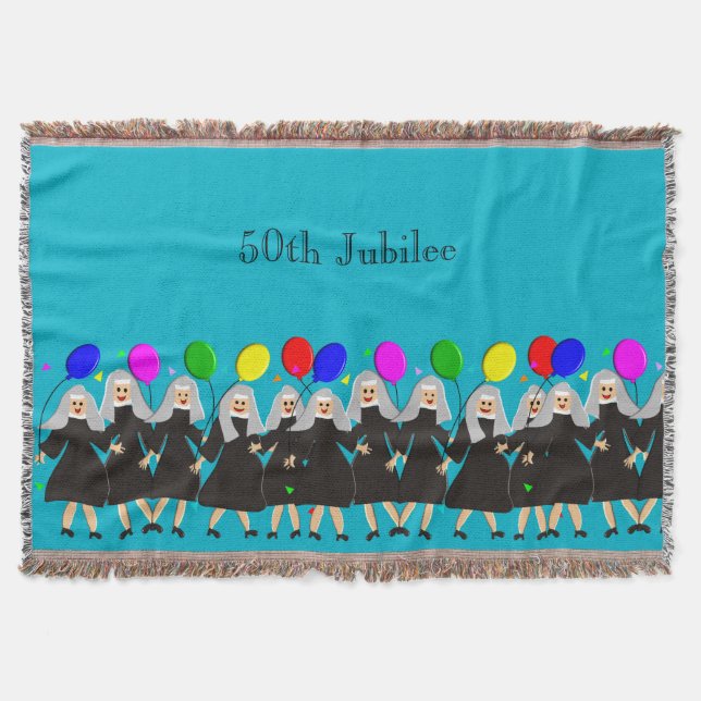 Nuns 50th Golden Jubilee Woven Blanket #5 (Front)
