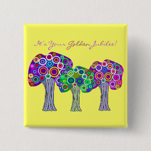 Nuns Golden Jubilee 50th Anniversary Gifts 15 Cm Square Badge