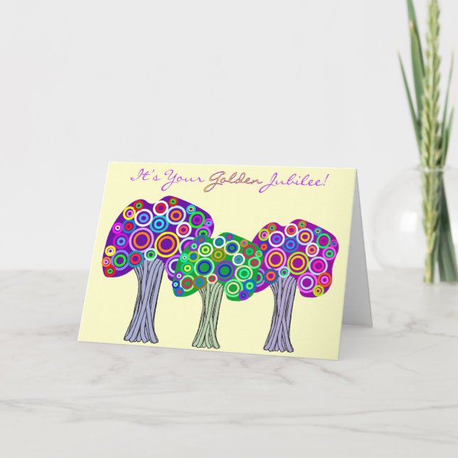 Nuns Golden Jubilee 50th Anniversary Gifts Card (Front)