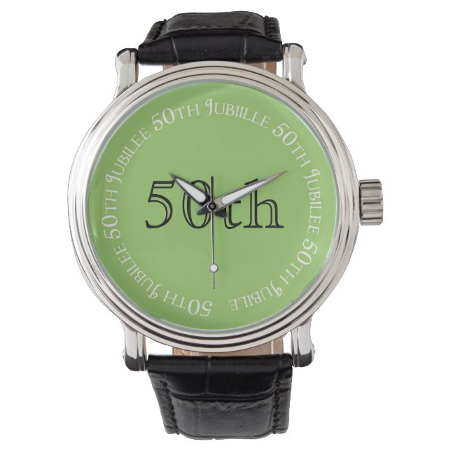 Nuns Golden Jubilee 50th Anniversary Watch Green (Front)