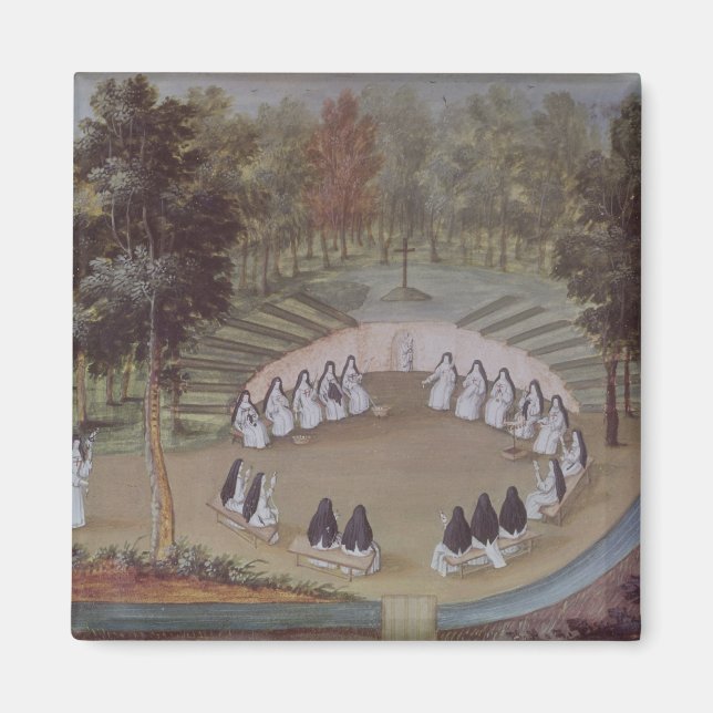Nuns Meeting in Solitude Magnet (Front)