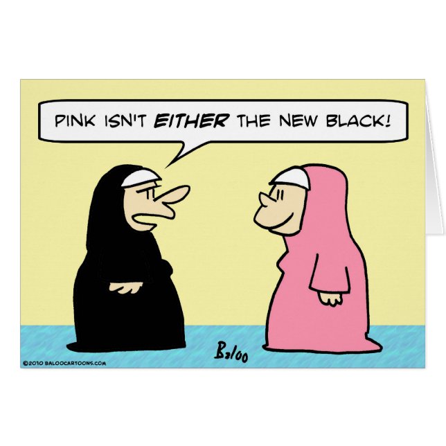 nuns pink new black (Front Horizontal)