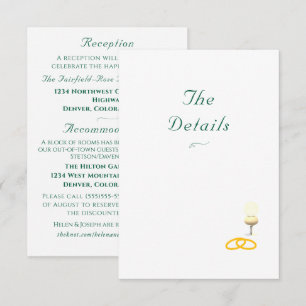 Nuptial Grace Catholic Wedding Enclosure Card