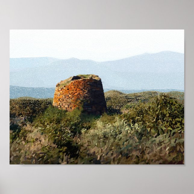 Nuraghe, Sardinia Poster (Front)