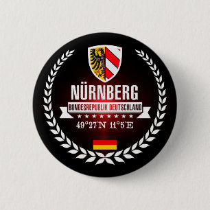 Nuremberg 6 Cm Round Badge