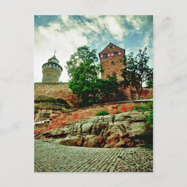 Nuremberg castle postcard (Front)