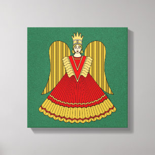 Nuremberg Christmas Angel Canvas Print