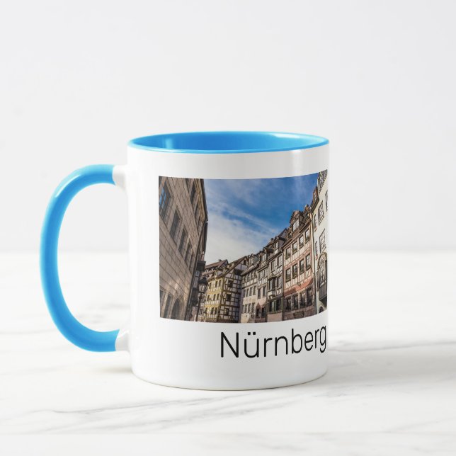 Nuremberg Cityscape Bavaria Germany Souvenir Mug (Left)