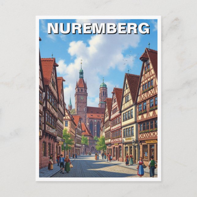 Nuremberg Germany Travel Postcard (Front)