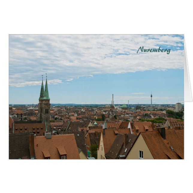 Nuremberg Greeting Card (Front Horizontal)