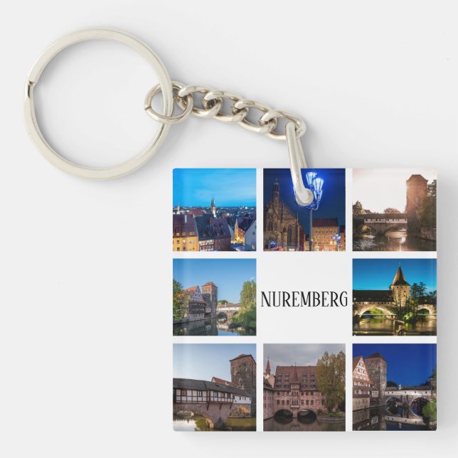 Nuremberg landscapes key ring (Front)
