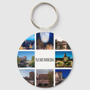 Nuremberg landscapes key ring