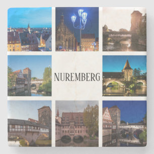 Nuremberg landscapes stone coaster