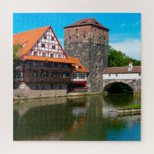Nuremberg Old Town Germany. Jigsaw Puzzle