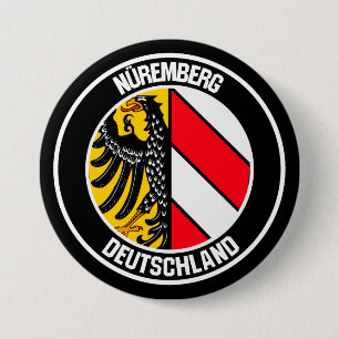 Nuremberg Round Emblem 7.5 Cm Round Badge