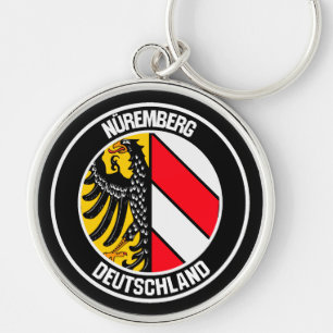Nuremberg Round Emblem Key Ring