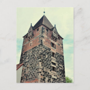 Nuremberg tower postcard