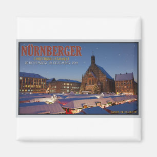 Nürnberg Christmas Market Night Magnet