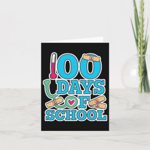 Nurse 100 Days Of School Card