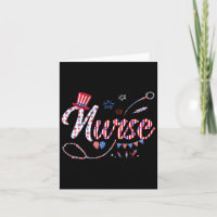 Nurse 4th Of July American Flag Independence Day
