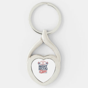Nurse 4th of July Night Crew Patriotic Shirt Desig Key Ring