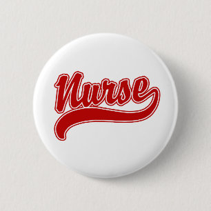 Nurse 6 Cm Round Badge