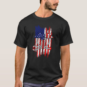 Nurse American Flag Rn Or Nurses Patriotic Nursing T-Shirt