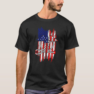 Nurse American Flag Rn Or Nurses Patriotic Nursing T-Shirt