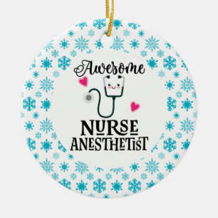 Nurse Anaesthetist Gift Ceramic Tree Decoration