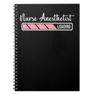 Nurse Anaesthetist Loading Quote Cool Crna Graduat Notebook