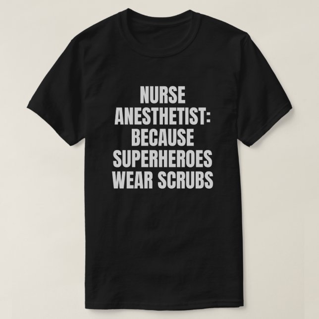 Nurse Anaesthetist T-Shirt (Design Front)