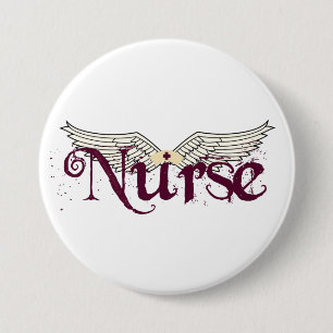 Nurse Angel 7.5 Cm Round Badge