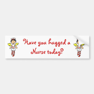Nurse Angel Bumper Sticker