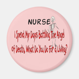 Nurse "Angel of Death"---Funny Gifts Magnet