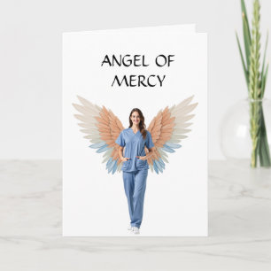 Nurse Angel of Mercy Card