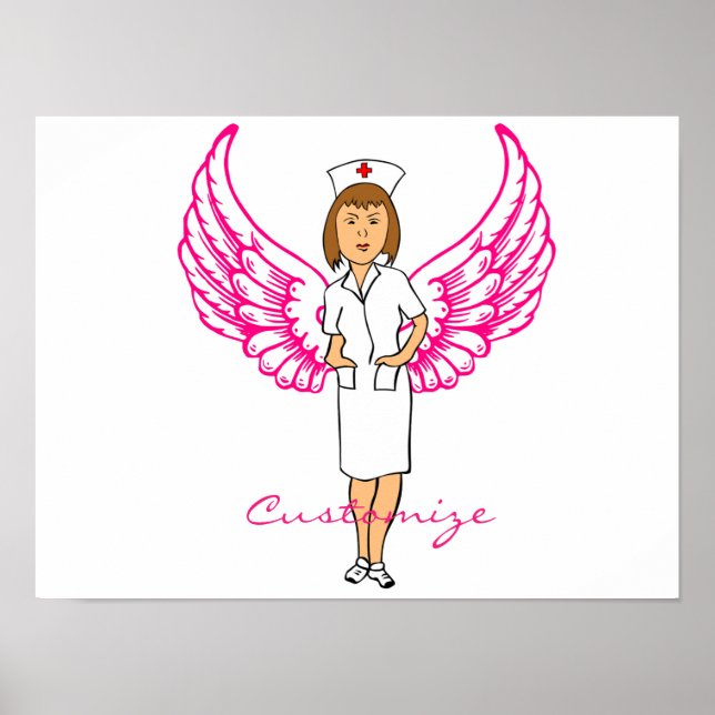 Nurse Angel Wings Thunder_Cove Poster (Front)