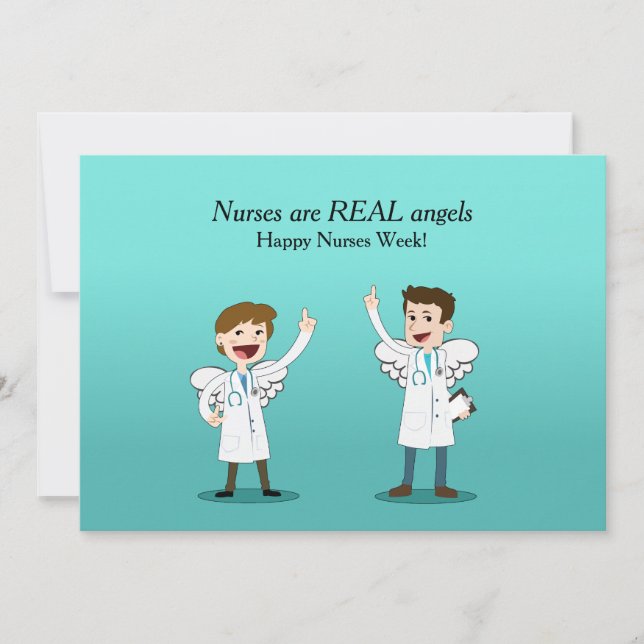 Nurse Angels Nurses Week Card (Front)