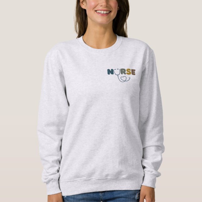 Nurse apparel sweatshirt (Front)