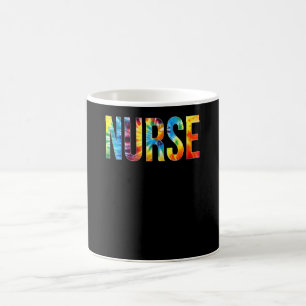Nurse Appreciation Day Tie Dye For Women For Work Coffee Mug