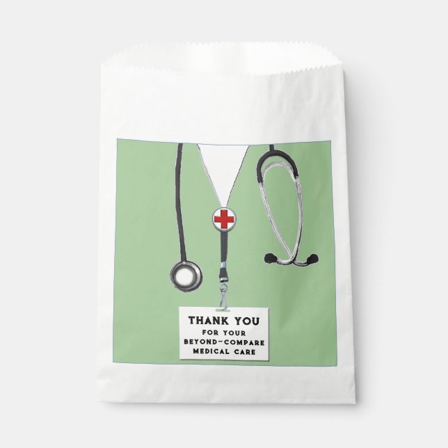 Nurse Appreciation Favour Bag (Front)
