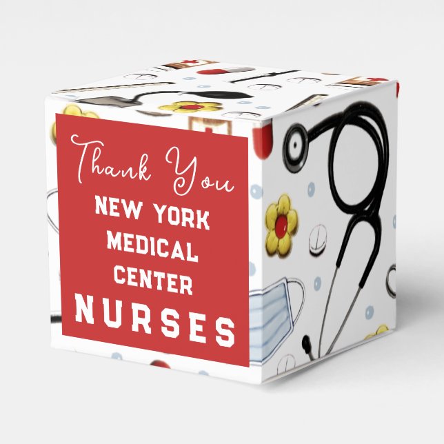 Nurse Appreciation Favour Box (Front Side)