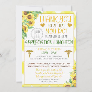 Nurse Appreciation Luncheon Invitation