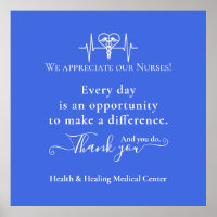 Nurse Appreciation Thank You Personalised