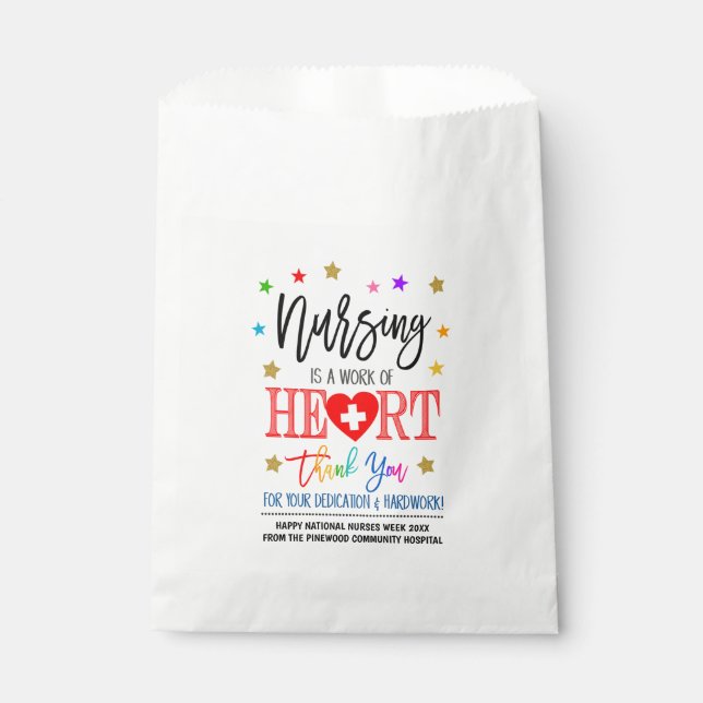 Nurse Appreciation Treat Bags (Front)