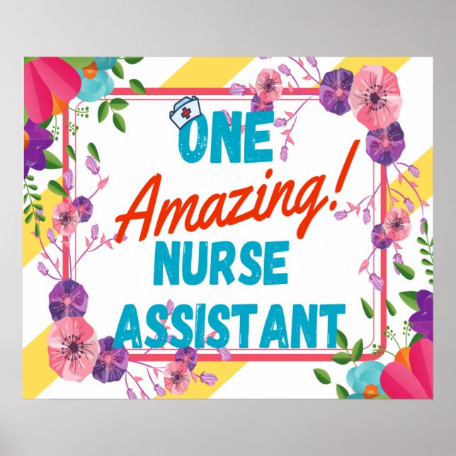 Nurse Assistant Appreciation Gift Idea Poster (Front)